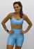 Top Aline Glow Lilas e Azul Bebe