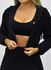 Jaqueta Cropped Preta