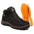 Bota Adventure Com Alto Relevo Em Couro Fóssil Preta 2306