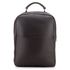 Mochila Compacta em Couro Com Suporte Para Notebook 
