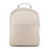Mochila Compacta em Couro Com Suporte Para Notebook 
