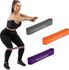 Kit 3 Faixa Elástica Super Mini Band Leve, Medio, Forte Treino Exercícios Alongamento Musculação Pilates Yoga - Hidrolight