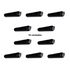 10 Manoplas 15cm x 1 Polegada Equipamento Barras Academia Fitness Punho Estacao JFIT
