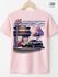 Camiseta Masculina Drift Legends Rosa Bebê – Estampa JDM Automotive Premium