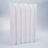 PAINEL RIPADO DECORATIVO EM PVC BRANCO 2,85M