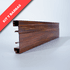 KIT RODAPÉ CLASSIC EM PVC 70MMX3,0M IMBUIA