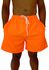 SHORT MASCULINO BERMUDA PRAIA LISA LARANJA