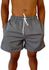 SHORT MASCULINO BERMUDA PRAIA LISO CINZA