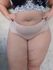 Calcinha Premium Plus Size Chocolate Fio Duplo Com Cós Viés