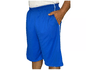 Bermuda Esportiva Dupla Face Azul Royal e Branco