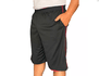 Bermuda Esportiva Dupla Face Preto e Vermelho
