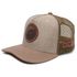 Boné Rancho do Matuto Patch Bordado Premium Tela Respirável Proteção - Juta/Bege/Dourado