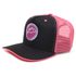 Boné Rancho do Matuto Patch Bordado Premium Tela Respirável Proteção - Preto/Pink