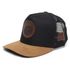 Boné Rancho do Matuto Patch Bordado Premium Tela Respirável Proteção - Preto/Camurça/Preto