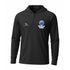 Camisa Poliamida Masculina Dry-Fit FPS 50+ Com Capuz Tecido Super Frio Leve - Preto