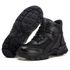 Bota Coturno Tênis Masculino Casual Preto BPM 401 Couro Legítmo Fulgore Militar Motociclista Resistente Conforto
