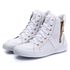Tênis de Couro Feminino Branco para Esportes Pettinari - Moderno, Confortável e Estiloso Ref.: 10200 Resistente