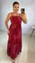 VESTIDO ONÇA ROSA - DECOTE RETO