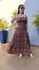 VESTIDO MARCIA FLORAL MARROM