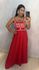 VESTIDO VERMELHO - BORDADO BOHO