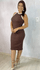 VESTIDO TUBINHO MOCHA MOUSSE