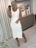 Vestido Midi Biamar De Algodão Off White 