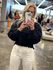 Blusa Biamar Em Ponto Laka Preto