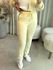 Calça Biamar De Moletom Com Cordão Amarelo 