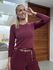 Blusa Básica Com Detalhes Na Gola Bordo