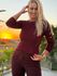 Blusa Biamar Canelada Com Decote Quadrado Bordo