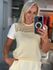 Blusa Biamar Com Detalhe Vazado Amarelo