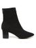 Bota De Tricô Com Bico Fino Preto