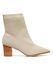 Bota De Tricô Com Bico Fino Areia 