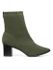 Bota De Tricô Com Bico Fino Verde