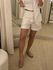 Bermuda Ambicione Com Cinto Off White 0910