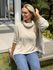 Blusa Biamar De Fio Pluma Com Gola Boba Bege