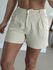 Shorts Biamar De Viscolinho Bege 