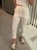 Calça Ambicione Com Barra Italiana Off White 1908