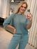 Blusa Biamar Em Ponto Pipoca Verde 2307 