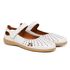 Sapatilha Conforto Couro Ref. 4310 Off White