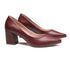 Scarpin Bloco Brisa Bordô/Magenta