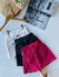 short saia veludo