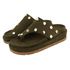 Flatform Vivi Camurça Verde Musgo