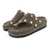 Flatform Vivi Camurça Cinza