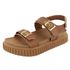 Flatform Nati Caramelo