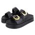 Flatform Rubi Croco Preto