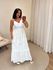 Vestido Longo Crochê Rendado Branco
