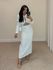 Vestido Manga Longa Amélia Branco