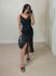 Vestido Alcinha Poá Preto