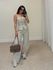Conjunto Listrado Areia